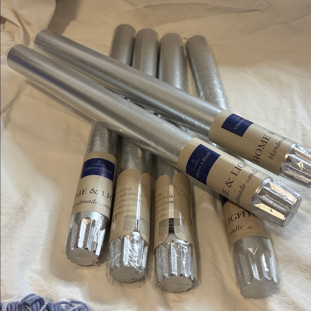 Villeroy & Boch Silver Handmade Candles